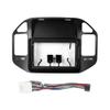 9" Car Radio Frame Bracket Stereo Mounting Frame with Wiring Harness Compatible with Mitsubishi Pajero V73 2004 2005 2006 2007 2008 2009 2010 2011 view 1