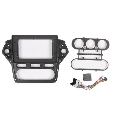 10" Car Radio Frame Bracket Stereo Mounting Frame with Wiring Harness Compatible with Ford Mondeo 2011 2012 2013 MT