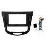 10" Car Radio Frame Bracket Stereo Mounting Frame with Wiring Harness Compatible with Nissan X-Trail 2014 2015 2016 2017 2018 2019 2020 2021 at view 1