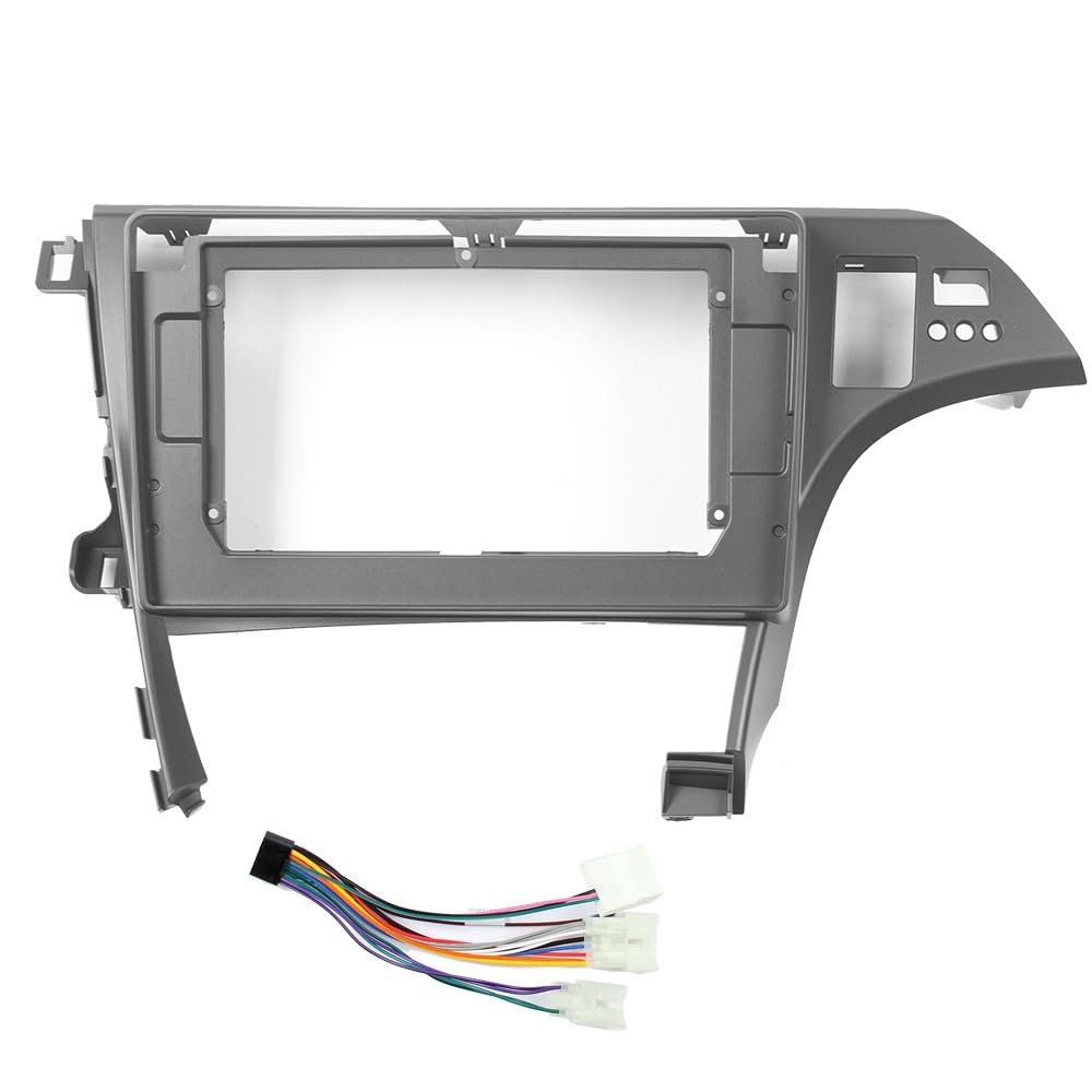 10.1" Car Radio Frame Bracket Stereo Mounting Frame with Wiring Harness Compatible with Toyota Prius 2010 2011 2012 2013 2014 2015 2016 2017 2018 2019 2020 2021 RHD