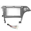 10.1" Car Radio Frame Bracket Stereo Mounting Frame with Wiring Harness Compatible with Toyota Prius 2010 2011 2012 2013 2014 2015 2016 2017 2018 2019 2020 2021 RHD view 1