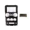9" Car Radio Frame Bracket Stereo Mounting Frame with Wiring Harness Compatible with Jeep Wrangler 2008 2009 2010 4 Door view 2