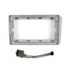 9" Car Radio Frame Bracket Stereo Mounting Frame with Wiring Harness Compatible with Hyundai Getz 2004 2005 2006 LHD Silver view 1
