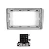 9" Car Radio Frame Bracket Stereo Mounting Frame with Wiring Harness Compatible with Hyundai Getz 2004 2005 2006 LHD Silver view 2