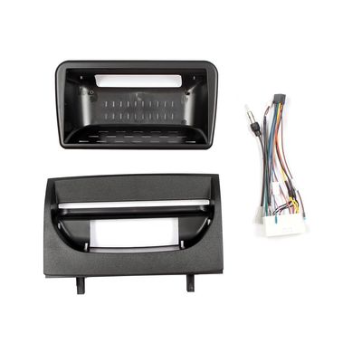 10.1" Car Radio Frame Bracket Stereo Mounting Frame with Wiring Harness Compatible with Kia K3 2020 2021 UV Black