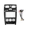 9" Car Radio Frame Bracket Stereo Mounting Frame with Wiring Harness Compatible with Lada Priora 2007 2008 2009 2010 2011 2012 2013 2014 Black view 1