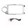 9" Car Radio Frame Bracket Stereo Mounting Frame with Wiring Harness Compatible with Toyota Yaris 2012 2013 2014 2015 2016 2017 view 1