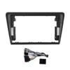 9" Car Radio Frame Bracket Stereo Mounting Frame with Wiring Harness Compatible with Skoda Rapid 2013 2014 2015 2016 2017 2018 2019 2020 2021 view 1