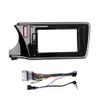 10" Car Radio Frame Bracket Stereo Mounting Frame with Wiring Harness Compatible with Honda City 2014 2015 2016 2017 2018 view 1