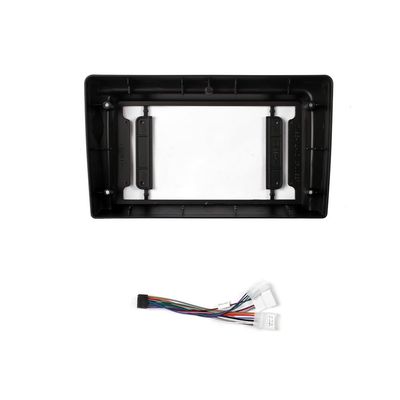 9" Car Radio Frame Bracket Stereo Mounting Frame with Wiring Harness Compatible with Toyota Land Cruiser 90 1998 1999 2000 2001 2002 LHD