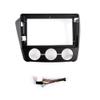 9" Car Radio Frame Bracket Stereo Mounting Frame with Wiring Harness Compatible with Mitsubishi V3 LINGYUE 2015 2016 2017 2018 view 1
