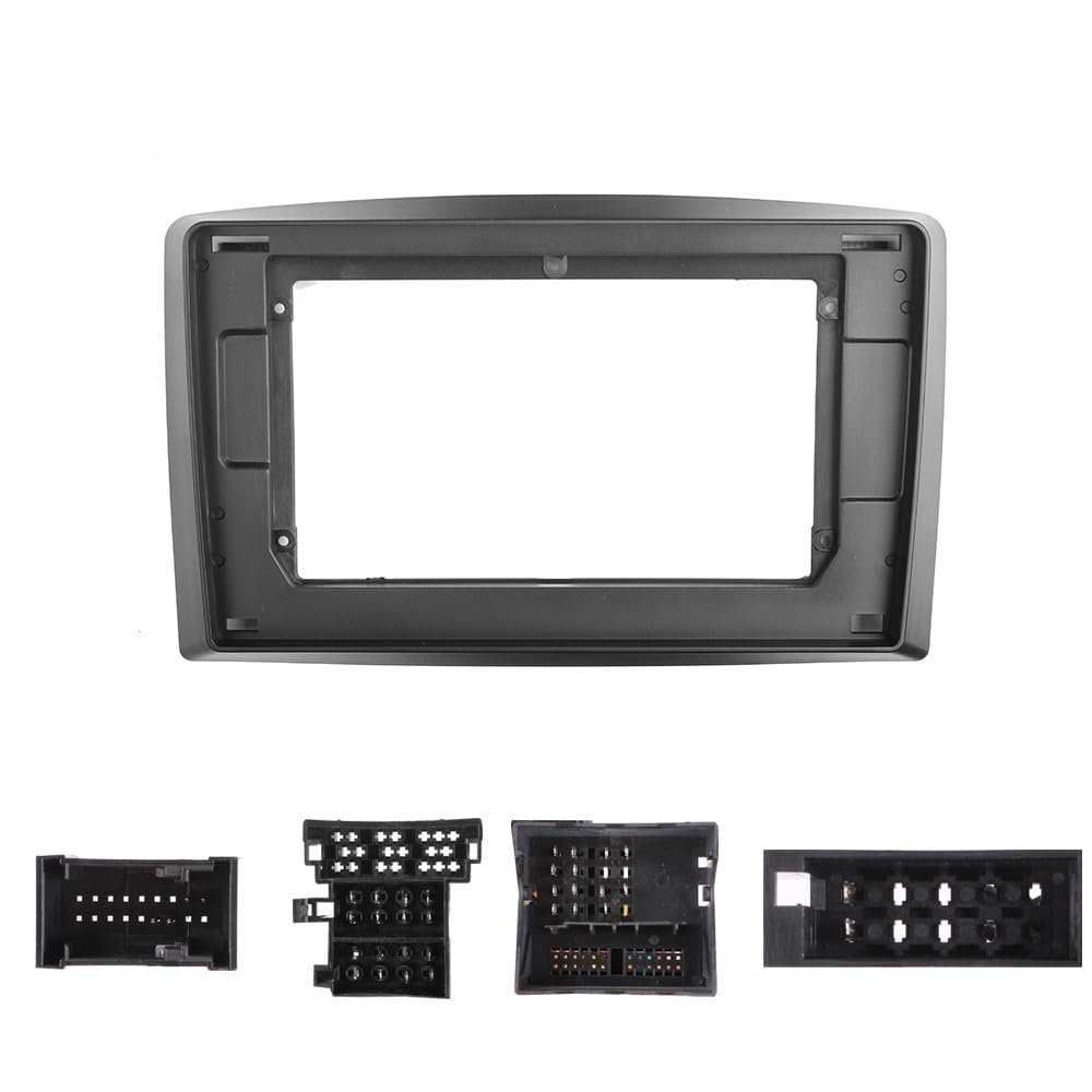 10.1" Car Radio Frame Bracket Stereo Mounting Frame with Wiring Harness Compatible with Benz Vito 2014 2015 2016 2017 2018