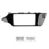 9" Car Radio Frame Bracket Stereo Mounting Frame with Wiring Harness Compatible with Toyota Avalon 2013 2014 2015 2016 2017 2018 2019 2020 2021 UV Black LHD view 2