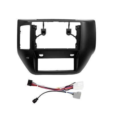 9" Car Radio Frame Bracket Stereo Mounting Frame with Wiring Harness Compatible with Nissan Patrol 2004 2005 2006 2007 2008 2009 2010 2011 2012
