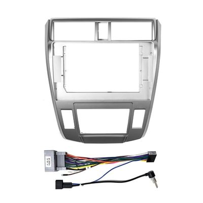 10" Car Radio Frame Bracket Stereo Mounting Frame with Wiring Harness Compatible with Honda City 2006 2007 2008 2009 2010 2011 2012 2013 2014 at