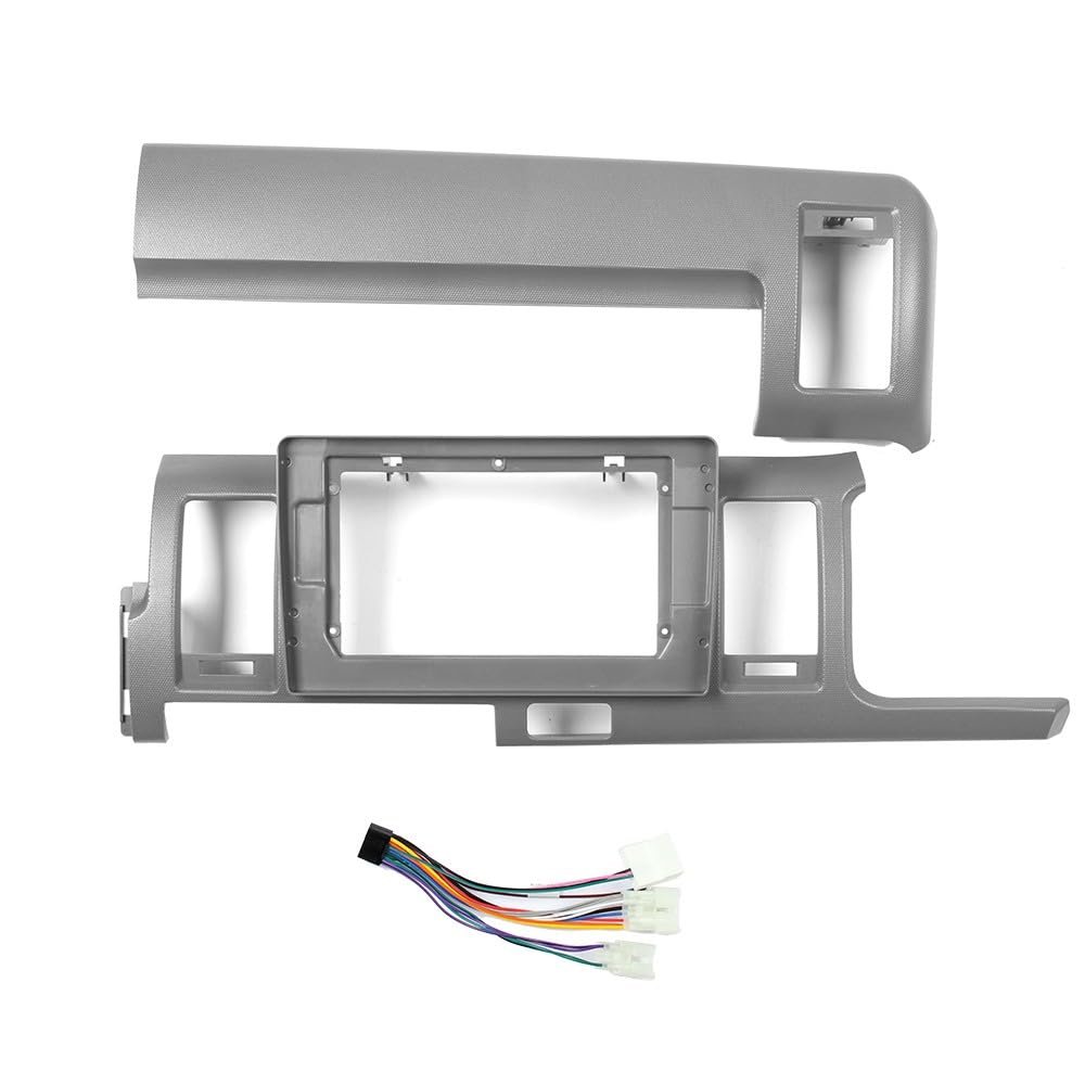 10.1" Car Radio Frame Bracket Stereo Mounting Frame with Wiring Harness Compatible with Toyota Hiace 2010 2011 2012 2013 2014 2015 2016 2017 2018 RHD