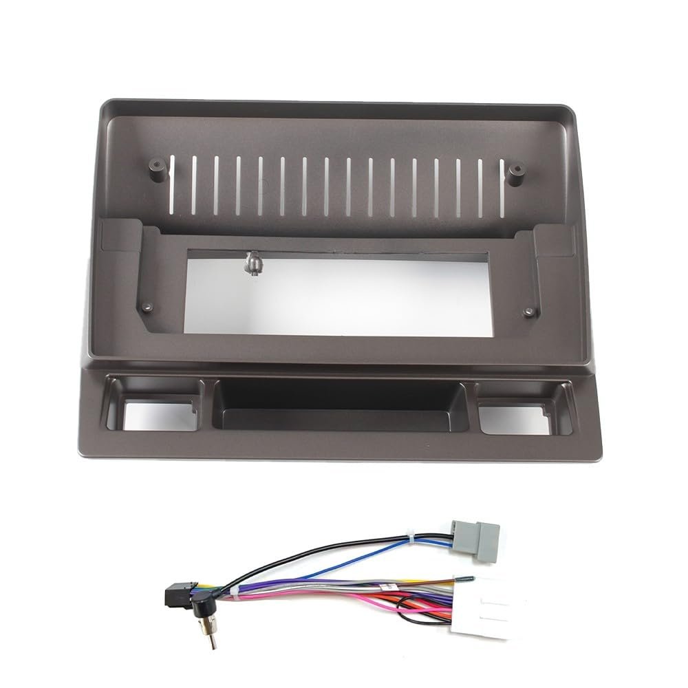 10.1" Car Radio Frame Bracket Stereo Mounting Frame with Wiring Harness Compatible with Nissan Serena QRV 2001 2002 2003 2004 2005
