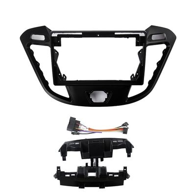 9" Car Radio Frame Bracket Stereo Mounting Frame with Wiring Harness Compatible with Ford Transit Tourneo Custom 2012 2013 2014 2015 2016 2017