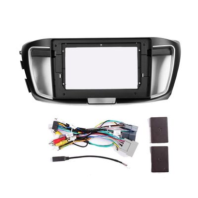 10" Car Radio Frame Bracket Stereo Mounting Frame with Wiring Harness Compatible with Honda Accord 2013 2014 2015 2016 2017 2018 2019
