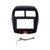 10" Car Radio Frame Bracket Stereo Mounting Frame with Wiring Harness Compatible with Mitsubishi ASX 2010 2011 2012 2013 2014 2015 2016 2017 2018 2019 view 1