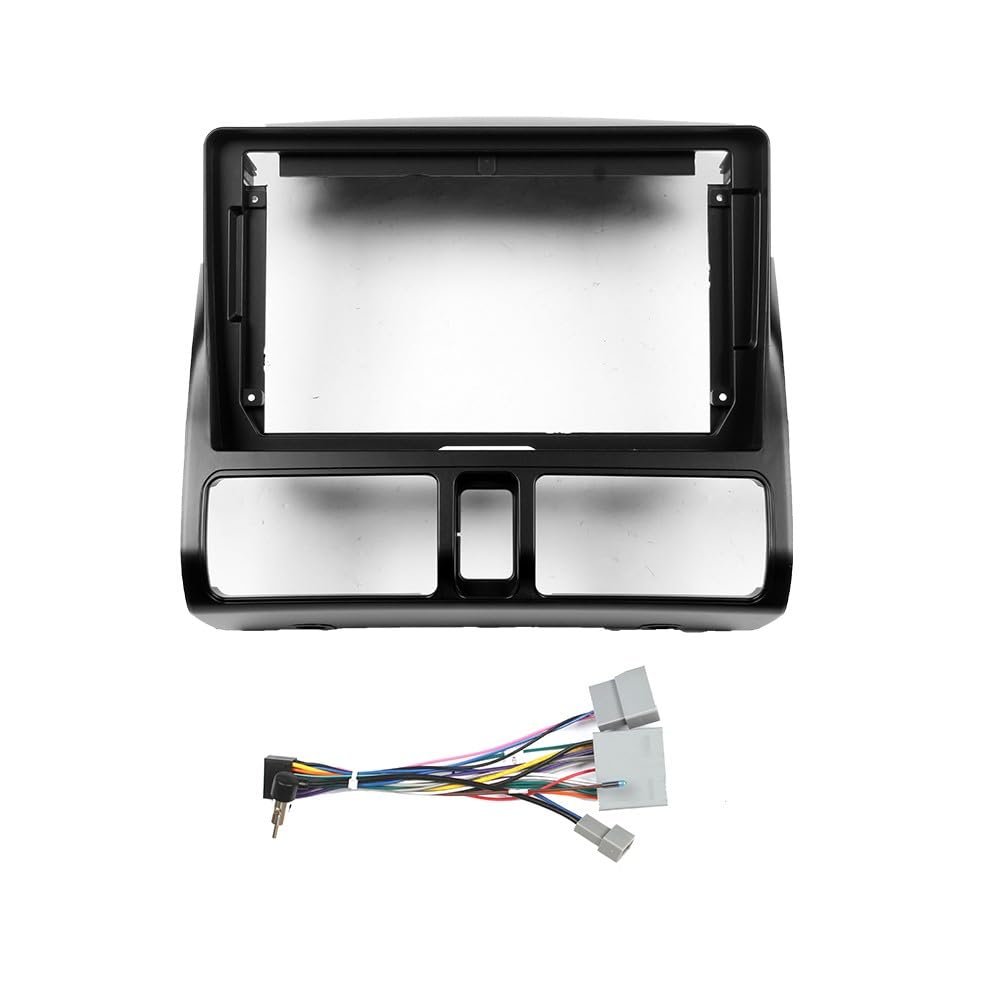 9" Car Radio Frame Bracket Stereo Mounting Frame with Wiring Harness Compatible with Honda CRV 2001 2002 2003 2004 2005 2006