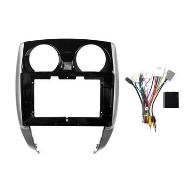 10.1" Car Radio Frame Bracket Stereo Mounting Frame with Wiring Harness Compatible with Nissan Note 2019 2020 2021 RHD
