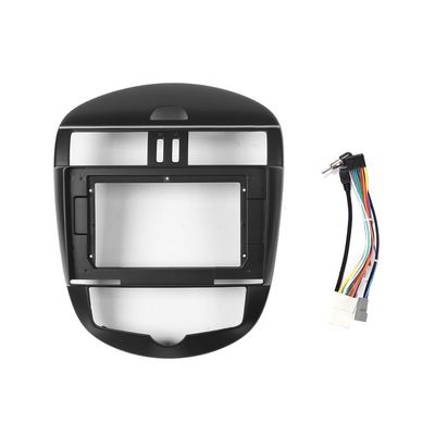 10" Car Radio Frame Bracket Stereo Mounting Frame with Wiring Harness Compatible with Nissan Tiida 2011 2012 2013 2014 2015 at high