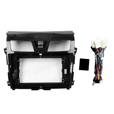 10" Car Radio Frame Bracket Stereo Mounting Frame with Wiring Harness Compatible with Nissan Teana 2013 2014 2015 2016 2017 2018 2019