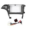 10.1" Car Radio Frame Bracket Stereo Mounting Frame with Wiring Harness Compatible with Toyota Prius 2010 LHD view 1