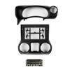 10.1" Car Radio Frame Bracket Stereo Mounting Frame with Wiring Harness Compatible with Jeep Wrangler 2011 2012 2013 2014 RHD view 2
