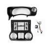 10.1" Car Radio Frame Bracket Stereo Mounting Frame with Wiring Harness Compatible with Jeep Wrangler 2011 2012 2013 2014 RHD view 3