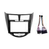 9" Car Radio Frame Bracket Stereo Mounting Frame with Wiring Harness Compatible with Hyundai Verna/Accent/Solaris 2010 2011 2012 2013 2014 2015 2016 view 1