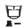 9" Car Radio Frame Bracket Stereo Mounting Frame with Wiring Harness Compatible with Hyundai Verna/Accent/Solaris 2010 2011 2012 2013 2014 2015 2016 view 2