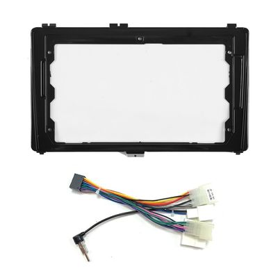 9" Car Radio Frame Bracket Stereo Mounting Frame with Wiring Harness Compatible with Toyota Corolla 2017