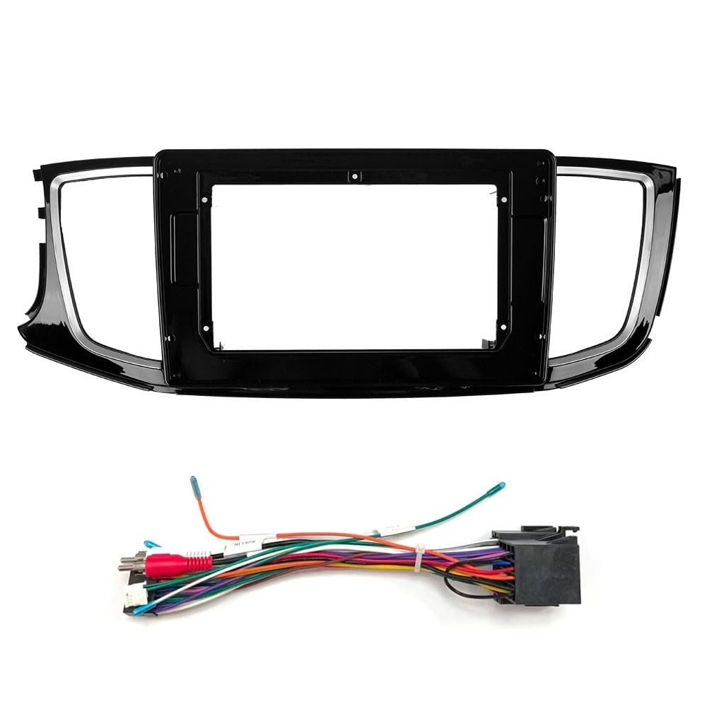 10.1" Car Radio Frame Bracket Stereo Mounting Frame with Wiring Harness Compatible with Isuzu D-MAX/Mu-x 2018 2019 2020 2021
