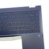 Lyinsen Replacement for HP Pavilion X360 14 DW 14M-DW0023DX 14T-DW100 14M-DW1023DX Laptop Upper Case Palmrest Keyboard Assembly Part 14" L96526-001 6070B1744903 L96524-001 Top Cover Gray view 3