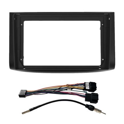9" Car Radio Frame Bracket Stereo Mounting Frame with Wiring Harness Compatible with Chevrolet Lova 2006 2007 2008 2009 2010 2011 2012 2013 2014 2015