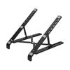 Estink Adjustable Laptop Stand Portable Laptop Riser Aluminium Alloy Foldable Computer Holder Ventilated Cooling Notebook Holder Suitable for Laptops Under 15.6inch (Black) view 2