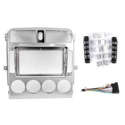 9" Car Radio Frame Bracket Stereo Mounting Frame with Wiring Harness Compatible with Kia Carnival 2002 2003 2004 2005 2006