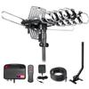 2026 Upgraded Outdoor TV Antenna for Smart TV,360 Omni-Directional Reception Long 150+ Miles Range Enhance VHF&UHF 4K Ready HDTV Antenna with Added Stability for Outdoor/Attic- 25ft RG6 Coax Cable view 1