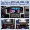[2+64] Car Radio for Dodge RAM 1500 2500 3500 2013-2018 (Only for Manual A/C), Volxcereo 9 inch Android Touchscreen Ram Stereo with Carplay & Android Auto, GPS/WiFi/Bluetooth/SWC/FM/RDS view 2