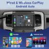 [2+64] Car Radio for Dodge RAM 1500 2500 3500 2013-2018 (Only for Manual A/C), Volxcereo 9 inch Android Touchscreen Ram Stereo with Carplay & Android Auto, GPS/WiFi/Bluetooth/SWC/FM/RDS view 3