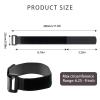 Cable Straps 1 Inch Wide, Reusable Velcro Straps with Buckle, Adjustable Utility Straps for Cords, Wires and Home Organization (24 Pack) view 2