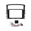 9" Car Radio Frame Bracket Stereo Mounting Frame with Wiring Harness Compatible with Mitsubishi Pajero V97 2006 2007 2008 2009 2010 2011 2012 2013 2014 view 1