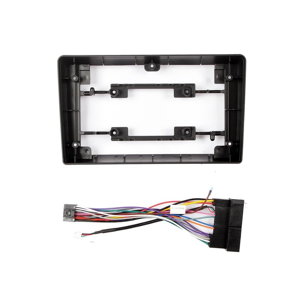 9" Car Radio Frame Bracket Stereo Mounting Frame with Wiring Harness Compatible with Hyundai Elantra 2006 2007 2008 2009 2010 2011 2012 2013 2014 2015 2016 2017 2018 2019 2020 2021 LHD