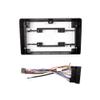9" Car Radio Frame Bracket Stereo Mounting Frame with Wiring Harness Compatible with Hyundai Elantra 2006 2007 2008 2009 2010 2011 2012 2013 2014 2015 2016 2017 2018 2019 2020 2021 LHD view 1