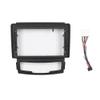 9" Car Radio Frame Bracket Stereo Mounting Frame with Wiring Harness Compatible with SsangYong Korando 2010 2011 2012 2013 view 1