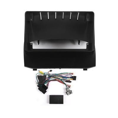 9" Car Radio Frame Bracket Stereo Mounting Frame with Wiring Harness Compatible with Ford Fiesta 2013 2014 2015 2016 2017