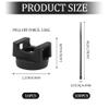 16 Pcs Magnetic Cable Zip Tie Mounts Multipurpose Cable Holder, 16 Pcs Magnets with 100 Pcs Cable Zip Ties, Multipurpose Magnetic Cable Holder for Cable Management, Wire Management Bases (22 mm) view 2