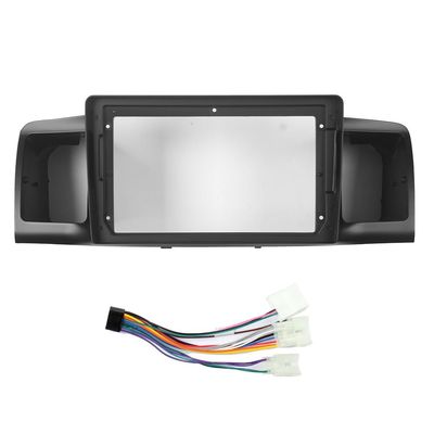 9" Car Radio Frame Bracket Stereo Mounting Frame with Wiring Harness Compatible with Toyota Rav4/Vios/Hilux/Land Cruiser/Fortuner/Prado/Terios 2006-2010 Corolla 2004-2012